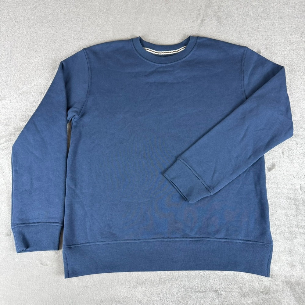 American Giant Midweight Sweatshirt Womens Small Dark Denim Blue $95 USA NWOT